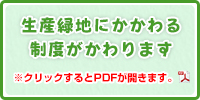 生産緑地にかかわる制度がかわります