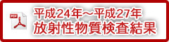 平成24年〜27年放射性物質検査結果